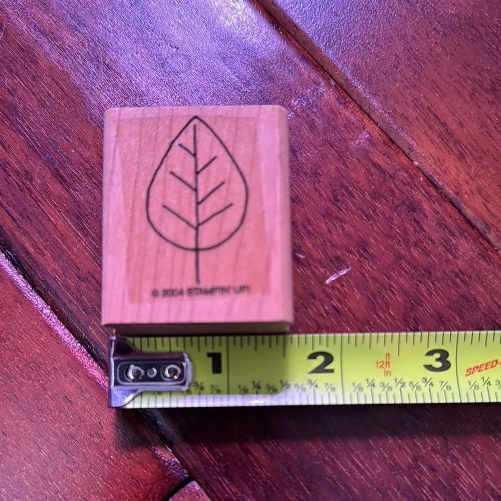 Stampin' Up! Black Floral Rubber Stamp